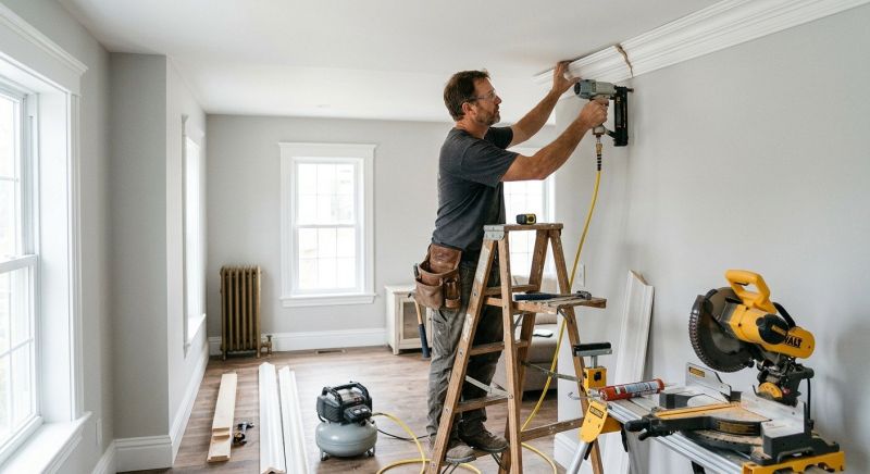 Crown Molding Renovation in Kansas City, KS