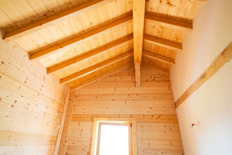 Completed Faux Wood Beams