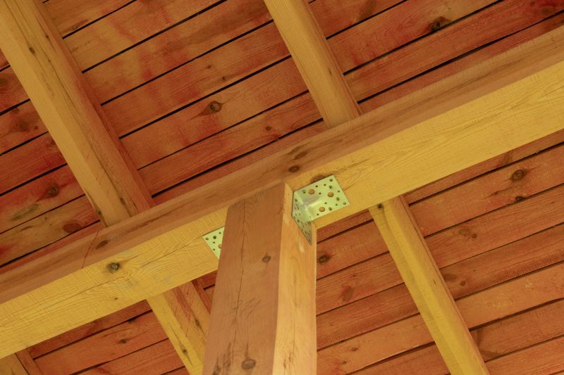 Exterior Faux Wood Beams on a Porch