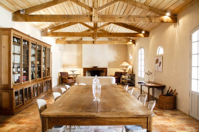 Interior Design with Faux Beams